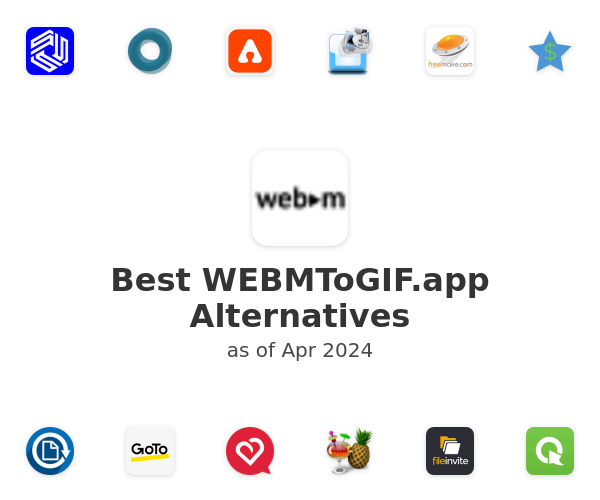Best WEBMToGIF.app Alternatives