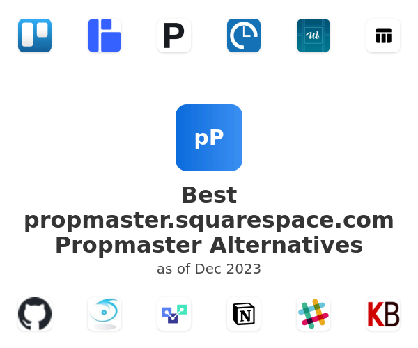 Best propmaster.squarespace.com Propmaster Alternatives