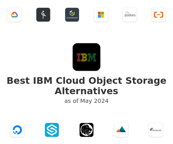 Best IBM Cloud Object Storage Alternatives