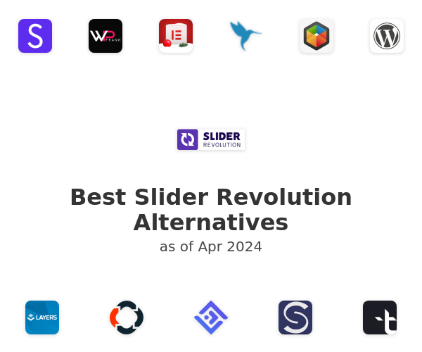 Best Slider Revolution Alternatives