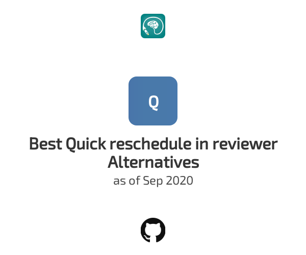 Best Quick reschedule in reviewer Alternatives