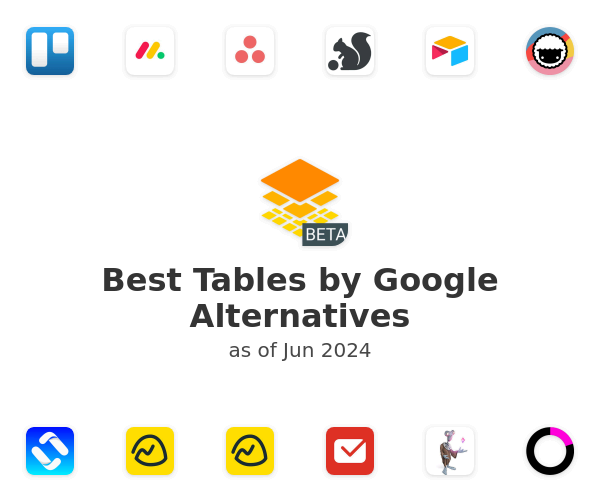 Best Tables by Google Alternatives