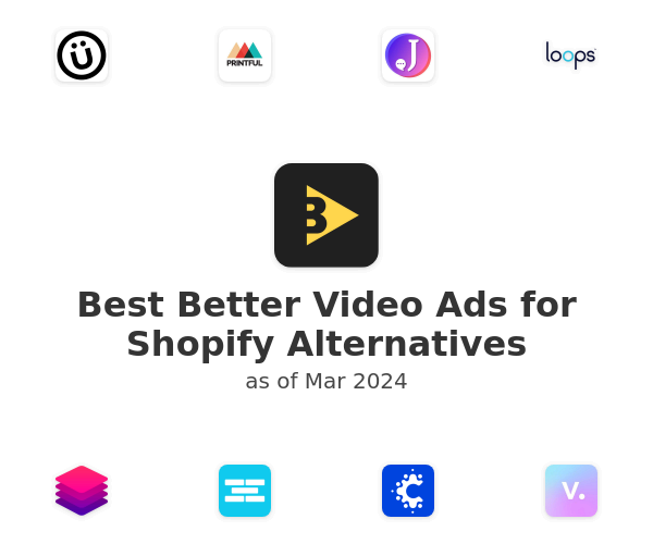 Best Better Video Ads for Shopify Alternatives