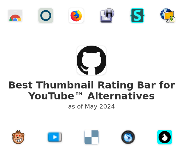 Best Thumbnail Rating Bar for YouTube™ Alternatives