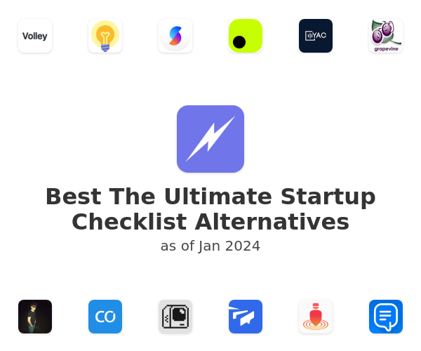 Best The Ultimate Startup Checklist Alternatives