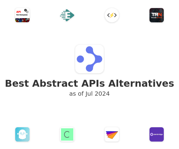 Best Abstract APIs Alternatives