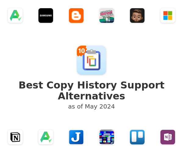 Best Copy History Support Alternatives