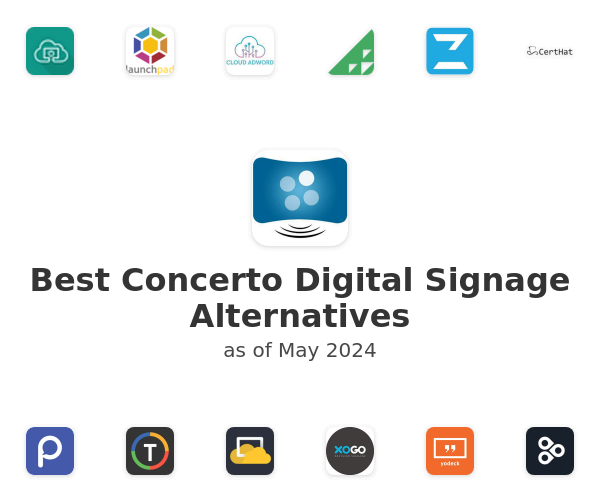 Best Concerto Digital Signage Alternatives