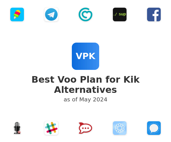 Best Voo Plan for Kik Alternatives