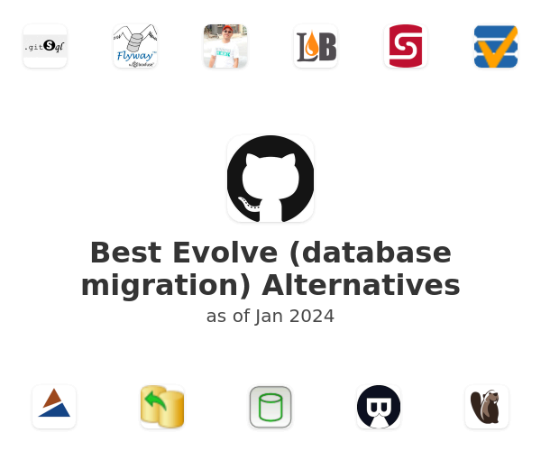 Best Evolve (database migration) Alternatives