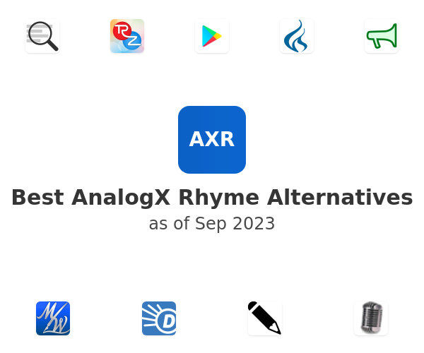 Best AnalogX Rhyme Alternatives