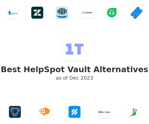 Best HelpSpot Vault Alternatives