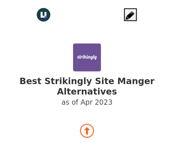 Best Strikingly Site Manger Alternatives