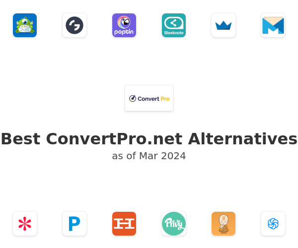 Best ConvertPro.net Alternatives