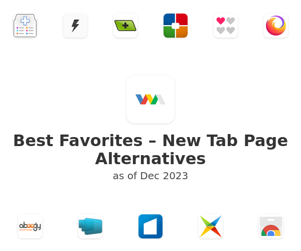 Best Favorites – New Tab Page Alternatives