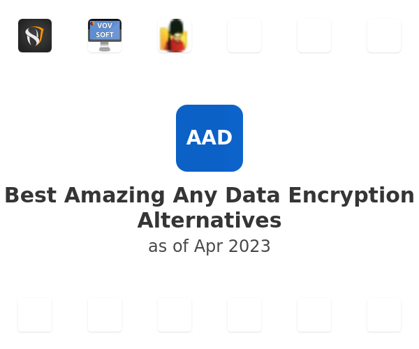 Best Amazing Any Data Encryption Alternatives