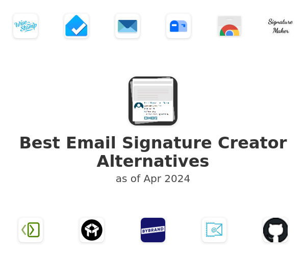 Best Email Signature Creator Alternatives
