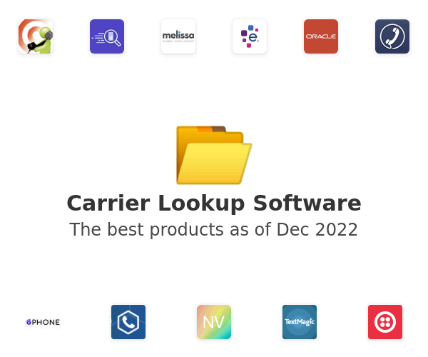The best Carrier Lookup products