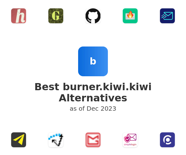 Best burner.kiwi.kiwi Alternatives