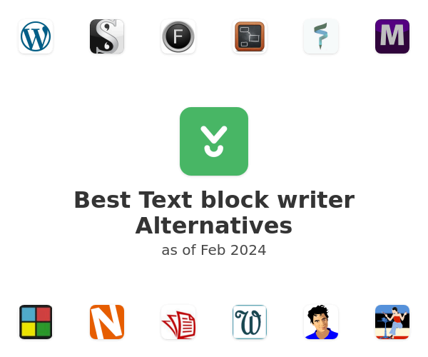 Best Text block writer Alternatives