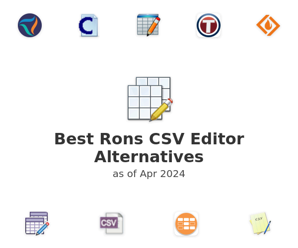 Best Rons CSV Editor Alternatives