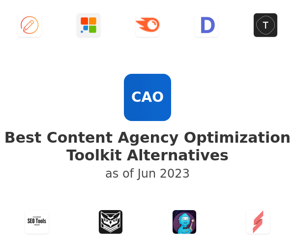 Best Content Agency Optimization Toolkit Alternatives