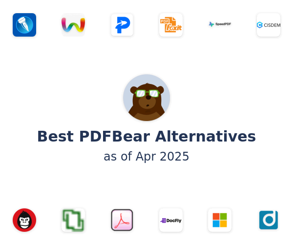 Best PDFBear Alternatives