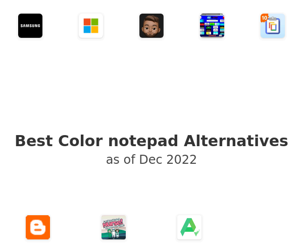 Best Color notepad Alternatives