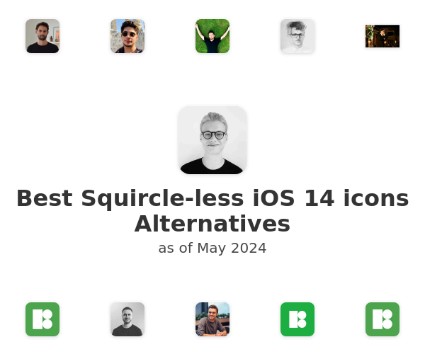 Best Squircle-less iOS 14 icons Alternatives