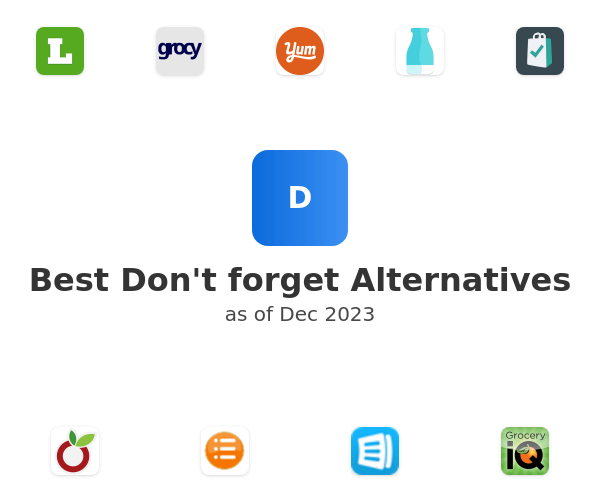 Best Don't forget Alternatives