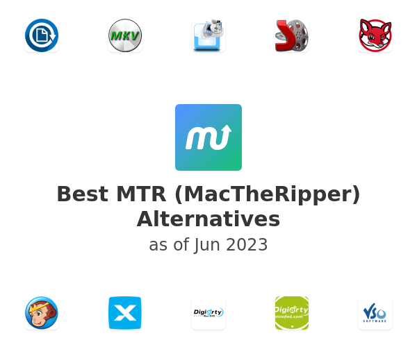 Best MTR (MacTheRipper) Alternatives