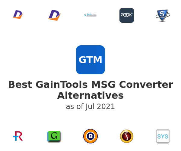 Best GainTools MSG Converter Alternatives