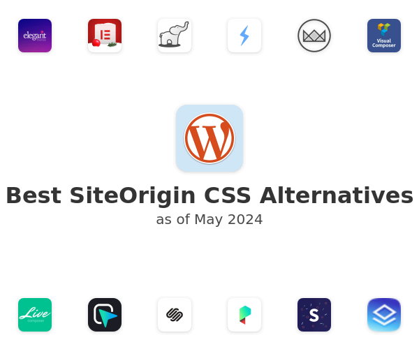 Best SiteOrigin CSS Alternatives