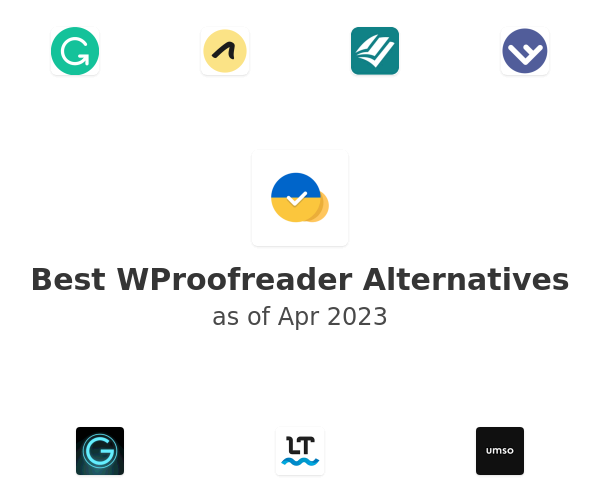 Best WProofreader Alternatives