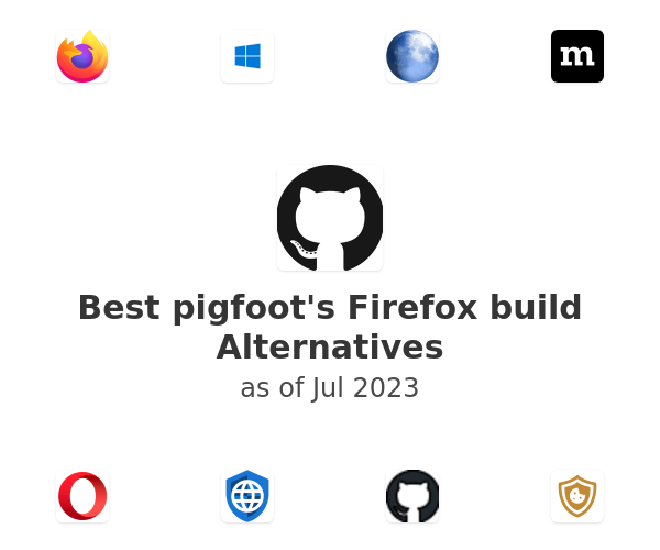 Best pigfoot's Firefox build Alternatives