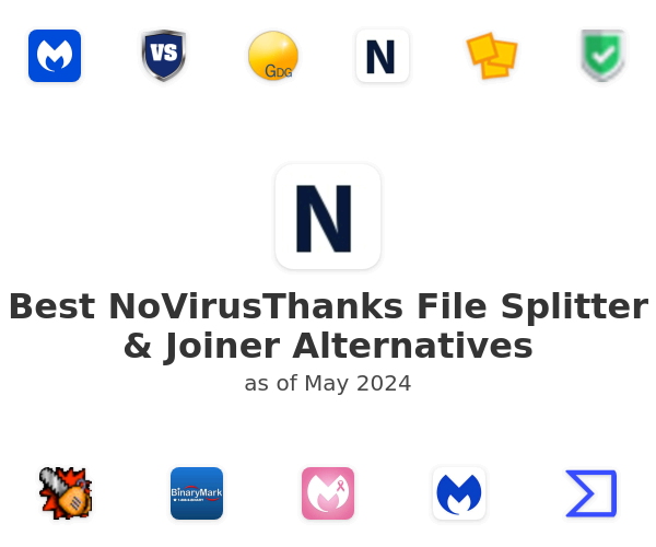 Best NoVirusThanks File Splitter & Joiner Alternatives