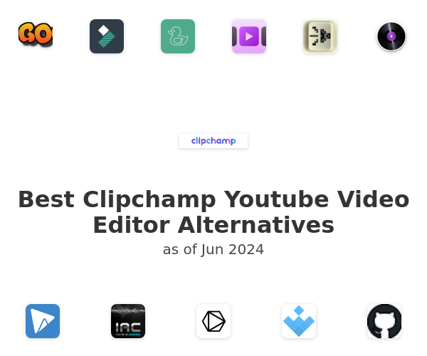 Best Clipchamp Youtube Video Editor Alternatives