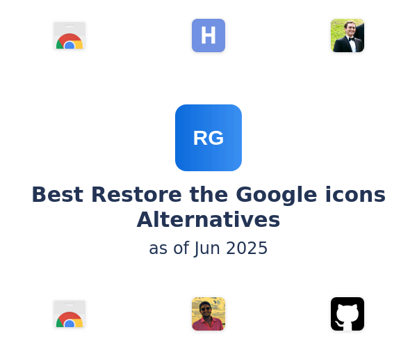 Best Restore the Google icons Alternatives