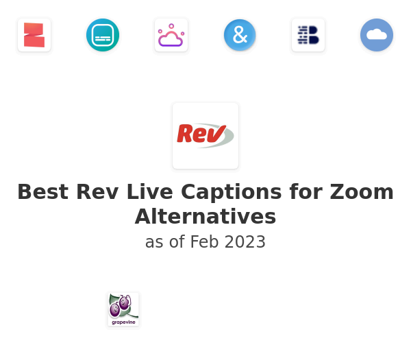 Best Rev Live Captions for Zoom Alternatives