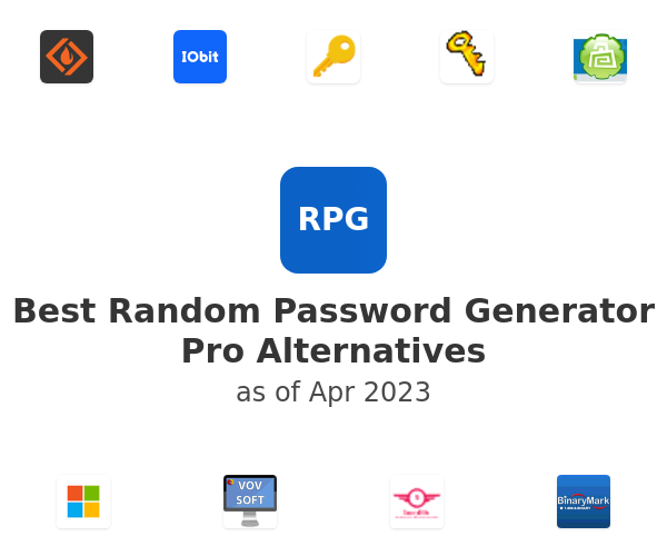 Best Random Password Generator Pro Alternatives