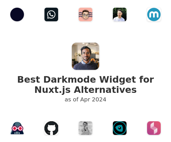 Best Darkmode Widget for Nuxt.js Alternatives