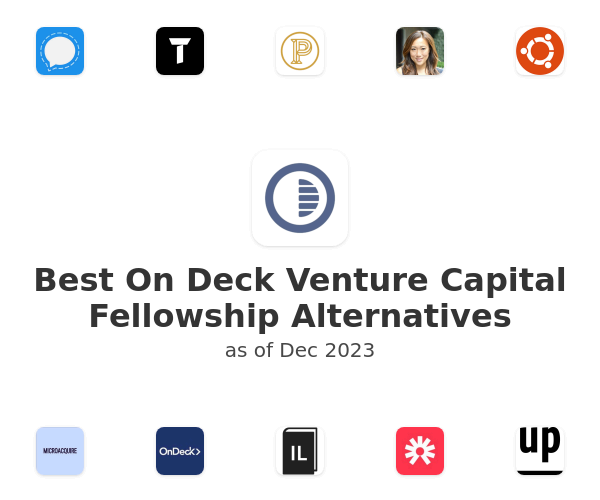 Best On Deck Venture Capital Fellowship Alternatives