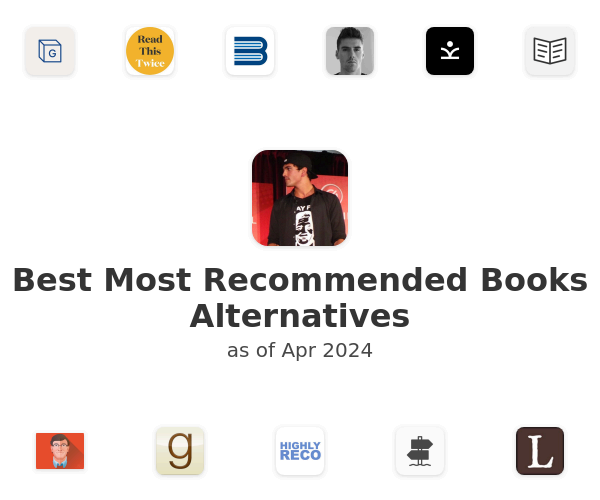 Best Most Recommended Books Alternatives
