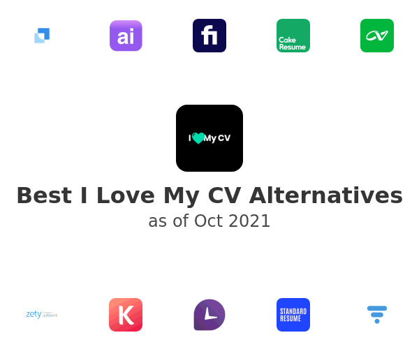 Best I Love My CV Alternatives