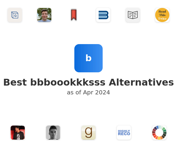 Best bbboookkksss Alternatives
