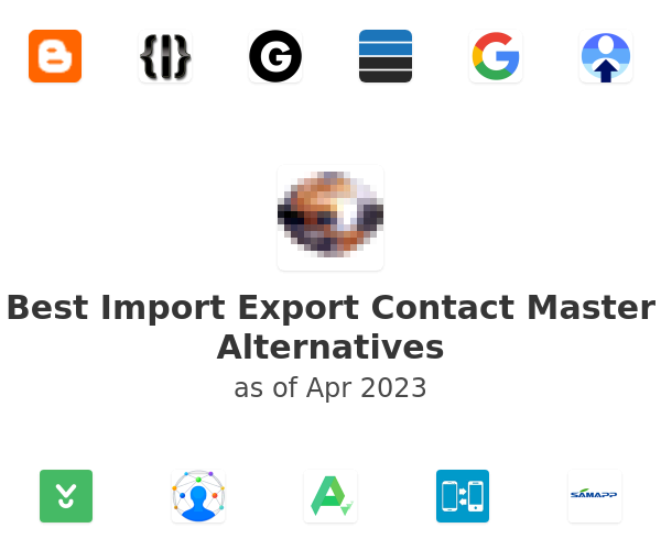 Best Import Export Contact Master Alternatives