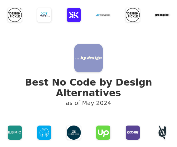 Best No Code by Design Alternatives