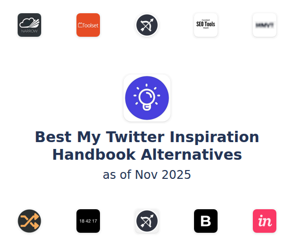 Best My Twitter Inspiration Handbook Alternatives
