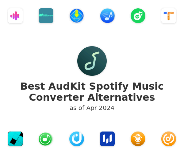 Best AudKit Spotify Music Converter Alternatives