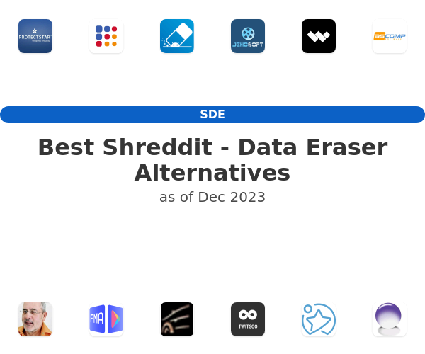 Best Shreddit - Data Eraser Alternatives